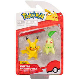 Pokemon Battle Figure Pack Pikachu + Chikorita