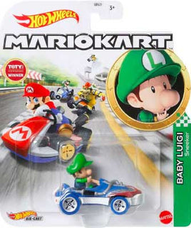Hot Wheels Mario Kart (Baby Luigi - Sneeker)