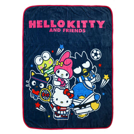 Hello Kitty and Friends Group Plush Throw