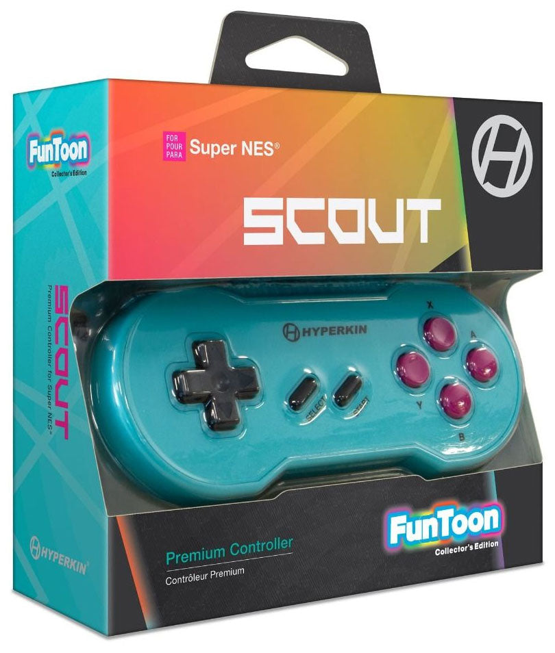 thumbnail image 2 of Hyperkin Scout Premium Bluetooth Controller For SNES/PC/Mac/Android (snes-scout) 2 of 6