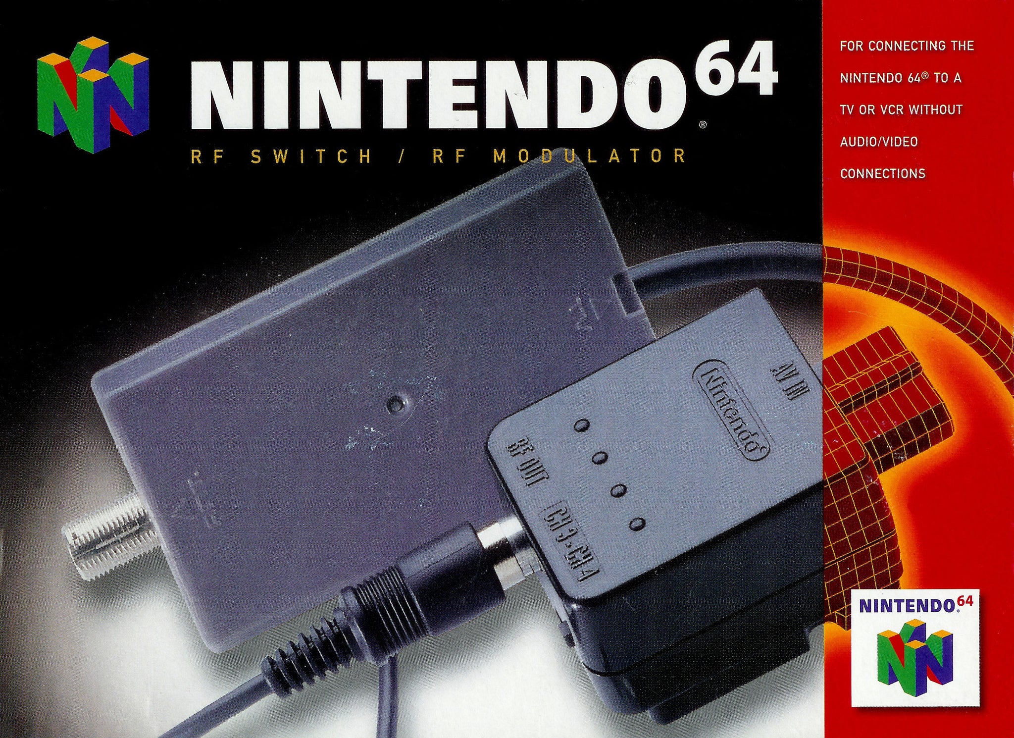 Snes Rf Nintendo 64 RF Switch Modulator (Complete in Box)| Microplay Newmarket