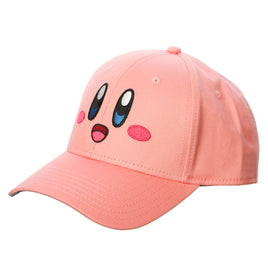 Kirby Smiling Pink Baseball Snapback