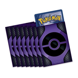 Pokemon TCG Purple Black Pokeball Deck Protector Sleeves