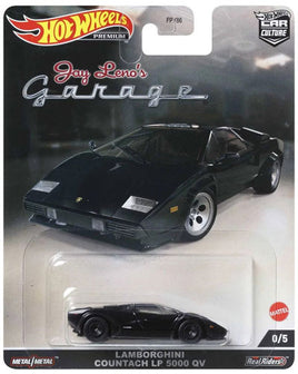 Hot Wheels Premium Jay Leno's Garage (Lamborghini Countach LP 5000 QV - Black)