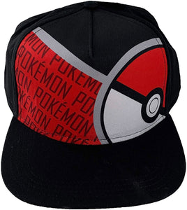 Pokemon Pokeball Angled Youth Snapback Hat