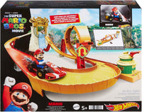 Hot Wheels The Super Mario Bros. Movie Jungle Kingdom Raceway Playset