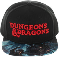 Dungeons & Dragons Red Logo Snapback Hat