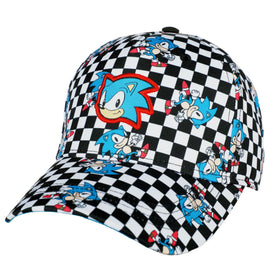 Sonic Checkered Youth Snapback Hat