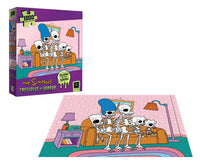 The Simpsons: Treehouse of Horror Skeleton Couch Gag 1000 Piece Puzzle