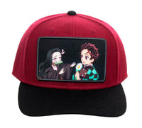 Demon Slayer Tanjiro & Nezuko Precurve Snapback Hat