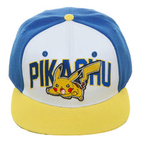 Pokemon Pikachu Patch Yellow/Blue Snapback Hat