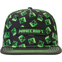 Minecraft Creeper Heads Youth Snapback Hat