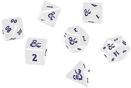 Dungeons & Dragons Metal Dice Set (White)