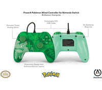 Wired Controller (Bulbasaur Overgrow) for Switch