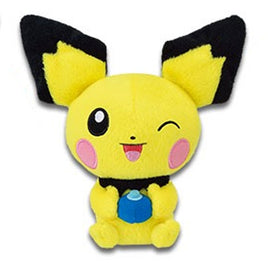 Pokemon Mogumogu Time Pichu 6" Plush Toy