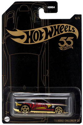 Hot Wheels 55th Gold Chrome Car ('15 Dodge Challenger SRT)