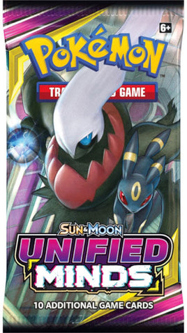 Pokemon TCG Unified Minds 1-Booster Pack