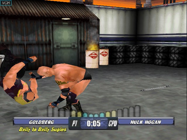 WCW Backstage Assault (Gray Cartridge) (Complete in Box)| Microplay ...