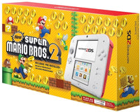 Nintendo 2DS w/New Super Mario Bros 2 (White/Red) (Complete in Box)