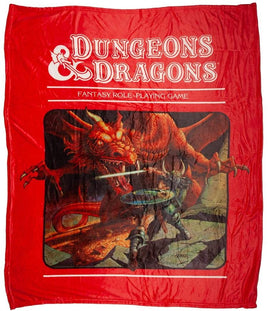Dungeons & Dragon Fantasy RPG Plush Throw Blanket