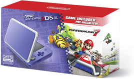 New Nintendo 2DS XL w/Mario Kart 7 (Purple/Silver) (Complete in Box)
