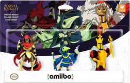 Shovel Knight Specter Knight, Plague Knight, & King Knight Amiibo 3-Pack