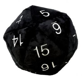 Ultra Pro Plush: Jumbo D20 Novelty Dice (Black/White)