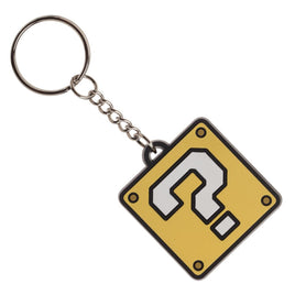 Super Mario ? Block Rubber Keychain