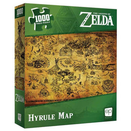 The Legend of Zelda "Hyrule Map" 1000 Piece Puzzle