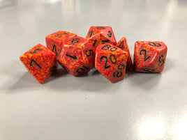 Chessex Dice Speckled Fire 7-Die Set