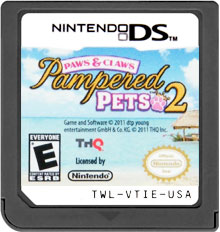 Paws & Claws: Pampered Pets 2 (Cartridge Only)