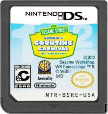 Sesame Street: Cookie's Counting Carnival (Cartridge Only)