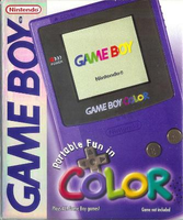 Game Boy Color Console (Grape) (Complete in Box)