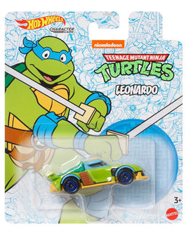 Hot Wheels Character Cars Teenage Mutant Ninja Turltes (Leonardo)