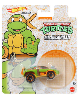 Hot Wheels Character Cars Teenage Mutant Ninja Turltes (Michelangelo)