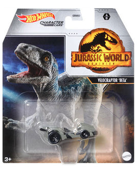 Hot Wheels Character Cars Jurassic World (Velociraptor 'Beta')