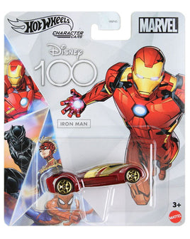 Hot Wheels Character Cars Disney 100 (Iron Man)