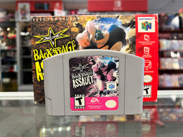 WCW Backstage Assault (Gray Cartridge) (Complete in Box)