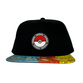 Pokemon Character + Pokeball Patch Hat