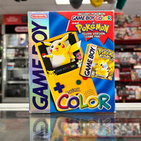 Game Boy Color Console (Pokemon Yellow Special Edition) (Complete in Box)