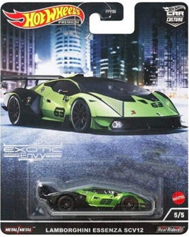 Hot Wheels Premium Exotic Envy Lamborghini Essenza SCV12