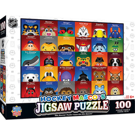 NHL Mascots 100 Piece Kids Puzzle