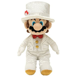 Super Mario Bros All Star Collection Wedding Mario 16″ Plush Toy