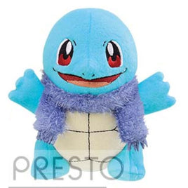 Pokemon Winter Style Squirtle 6" Plush Toy
