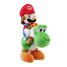 Super Mario Bros All Star Collection Mario riding Yoshi 8″ Plush Toy