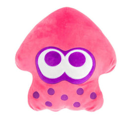 Splatoon Club Mocchi Mocchi Pink Squid 15" Plush Toy