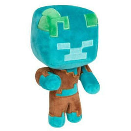 Minecraft Drowned Zombie 8" Plush Toy