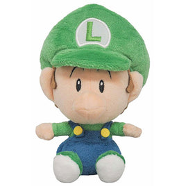 Super Mario Bros All Star Collection Baby Luigi 5″ Plush Toy