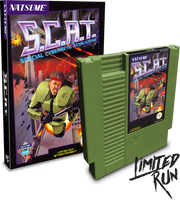 S.C.A.T. Special Cybernetic Attack Team (Green NES Cartridge)