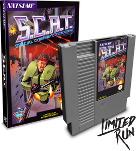 S.C.A.T. Special Cybernetic Attack Team (Gray NES Cartridge)